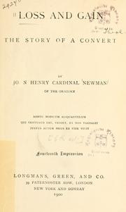 Cover of: Loss and gain by John Henry Newman