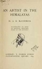 Cover of: An artist in the Himalayas