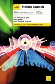 Cover of: Teach Yourself Instant Spanish by Elisabeth Smith, Elisabeth Smith