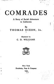 Cover of: Comrades. by Thomas Dixon Jr.