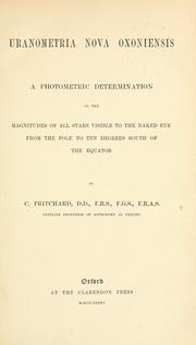 Cover of: Uranometria nova oxoniensis. by Charles Pritchard