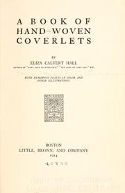 A book of hand-woven coverlets by Eliza Calvert Hall