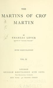 Cover of: The Martins of Cro' Martin by Charles James Lever
