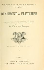 Cover of: Beaumont & Fletcher by Francis Beaumont