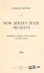 Cover of: Annual report of the New Jersey state museum. by New Jersey State Museum.