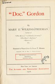 "Doc." Gordon by Mary Eleanor Wilkins Freeman