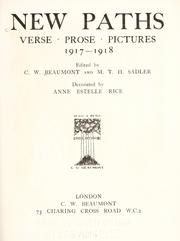 Cover of: New paths: verse, prose, pictures, 1917-1918