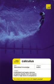 Cover of: Teach Yourself Calculus