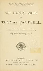 Cover of: Poetical works: reprinted from the early editions, with memoir, explanatory notes, etc.