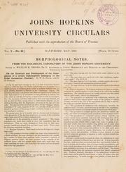 Cover of: On the structure and development of the gonophores of a certain siphonophore belonging to the order Auronectae (Haeckel) by Brooks, William Keith