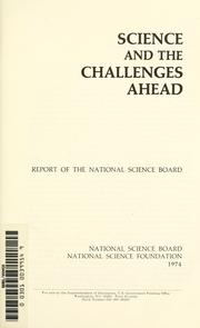 Cover of: Science and the challenges ahead by National Science Board (U.S.)