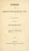 Cover of: Memoir of the life of Josiah Quincy, jun., of Massachusetts