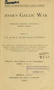 Cover of: Gallic War. by Gaius Julius Caesar, Gaius Julius Caesar