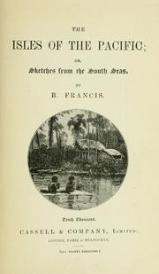 Cover of: Isles of the Pacific by B. Francis, B. Francis