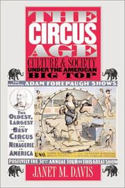 Cover of: The Circus Age | Janet M. Davis