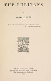 Cover of: The Puritans. by Arlo Bates