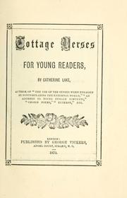 Cottage verses for young readers by Catharine Lake