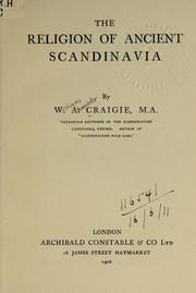 Cover of: The religion of ancient Scandinavia.