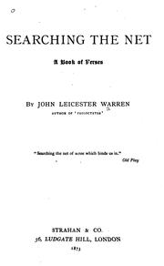Cover of: Searching the net: a book of verses.
