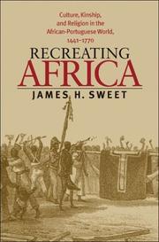 Cover of: Recreating Africa by James H. Sweet, James H. Sweet