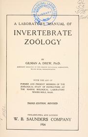 A laboratory manual of invertebrate zoology by Gilman Arthur Drew