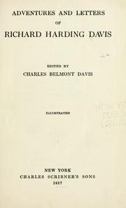 Cover of: Adventures and letters of Richard Harding Davis by Richard Harding Davis