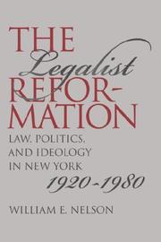 Cover of The Legalist Reformation