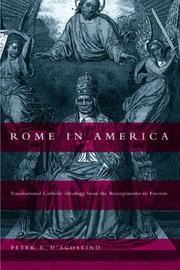 Rome in America by Peter R. D'Agostino