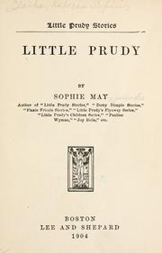 Cover of: Little Prudy by Rebecca Sophia Clarke