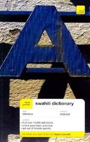 Cover of: Teach Yourself Swahili Dictionary by D.V. Perrott, D.V. Perrott