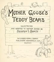 Cover of: Mother Goose's Teddy bears by Frederick Leopold Cavally