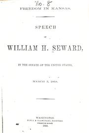 Cover of: Freedom in Kansas. by William Henry Seward, William Henry Seward