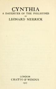 Cynthia by Merrick, Leonard