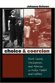 Cover of: Choice and Coercion