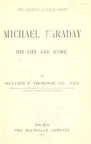 Cover of: Michael Faraday by Silvanus Phillips Thompson