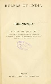 Cover of: Albuquerque by Stephens, H. Morse