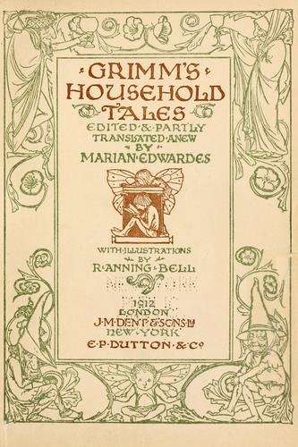 Grimm's household tales by Brothers Grimm