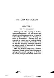 Cover of: The old missionary. by William Wilson Hunter