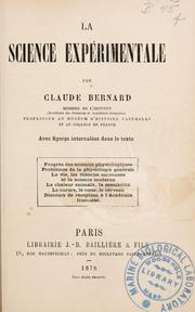 Cover of: La science exp©Øerimentale by Claude Bernard