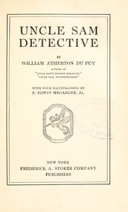 Cover of: Uncle Sam, detective