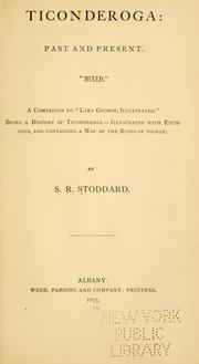 Cover of: Ticonderoga: past and present. by Seneca Ray Stoddard