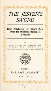 Cover of: The jester's sword by Annie F. Johnston