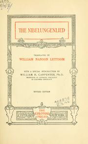 Cover of: The Nibelungenlied. by 
