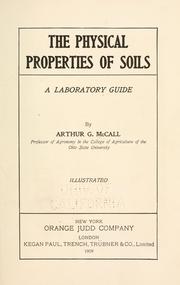 The physical properties of soils