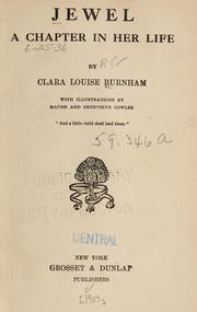 Cover of: Jewel by Clara Louise Burnham, Clara Louise Burnham