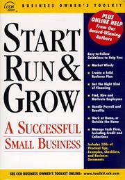 Cover of: Start, run & grow a successful small business