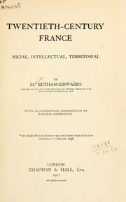 Cover of: Twentieth-century France, social, intellectual, territorial.