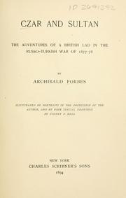 Cover of: Czar and sultan by Archibald Forbes