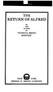 Cover of: The return of Alfred by Herbert George Jenkins, Herbert George Jenkins