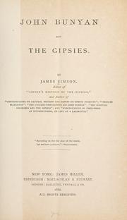 Cover of: John Bunyan and the Gipsies. by James Simson
